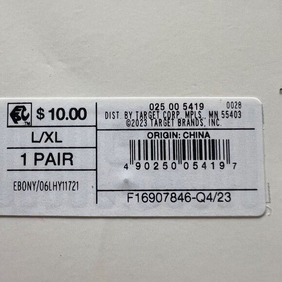 A New Day Women's Polka Dot Sheer Tights Black Size L/XL - Picture 6 of 6